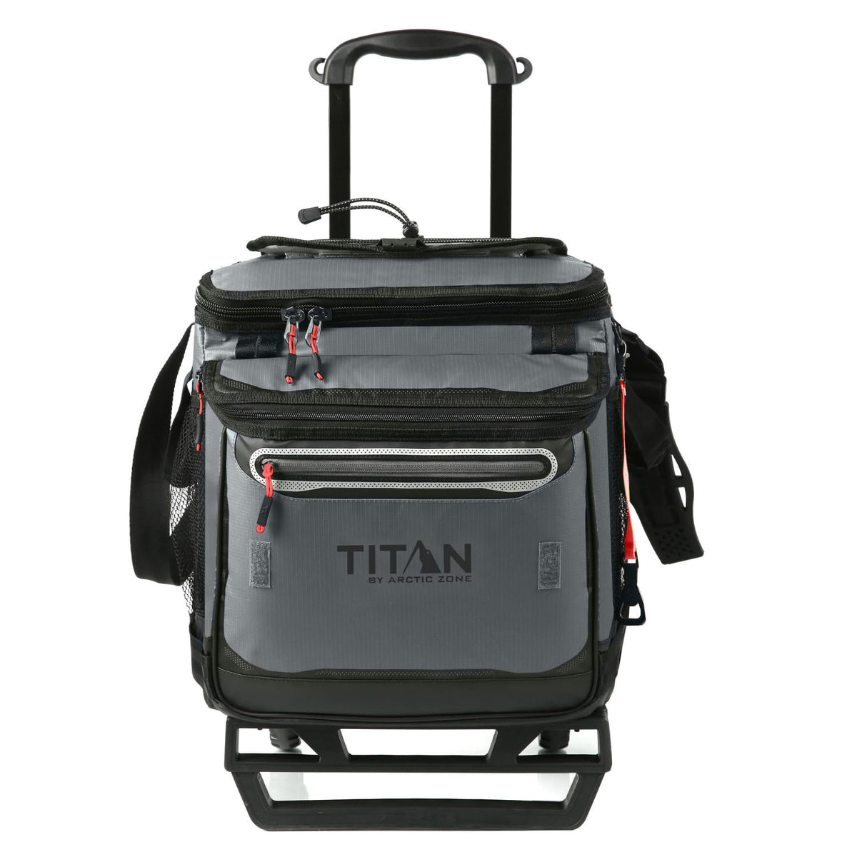 Titan Deep Freeze 60 (50+10) Enfriadores con Ruedas – Enfriador Plegable con Ruedas y Carrito Todo Terreno