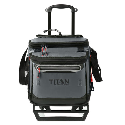 Titan Deep Freeze 60 (50+10) Enfriadores con Ruedas – Enfriador Plegable con Ruedas y Carrito Todo Terreno