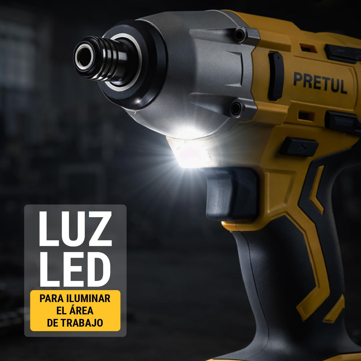 Pretul DIMI-20P, Destornillador de impacto inalámbrico 1/4", 20 V con 1 batería de 2 Ah