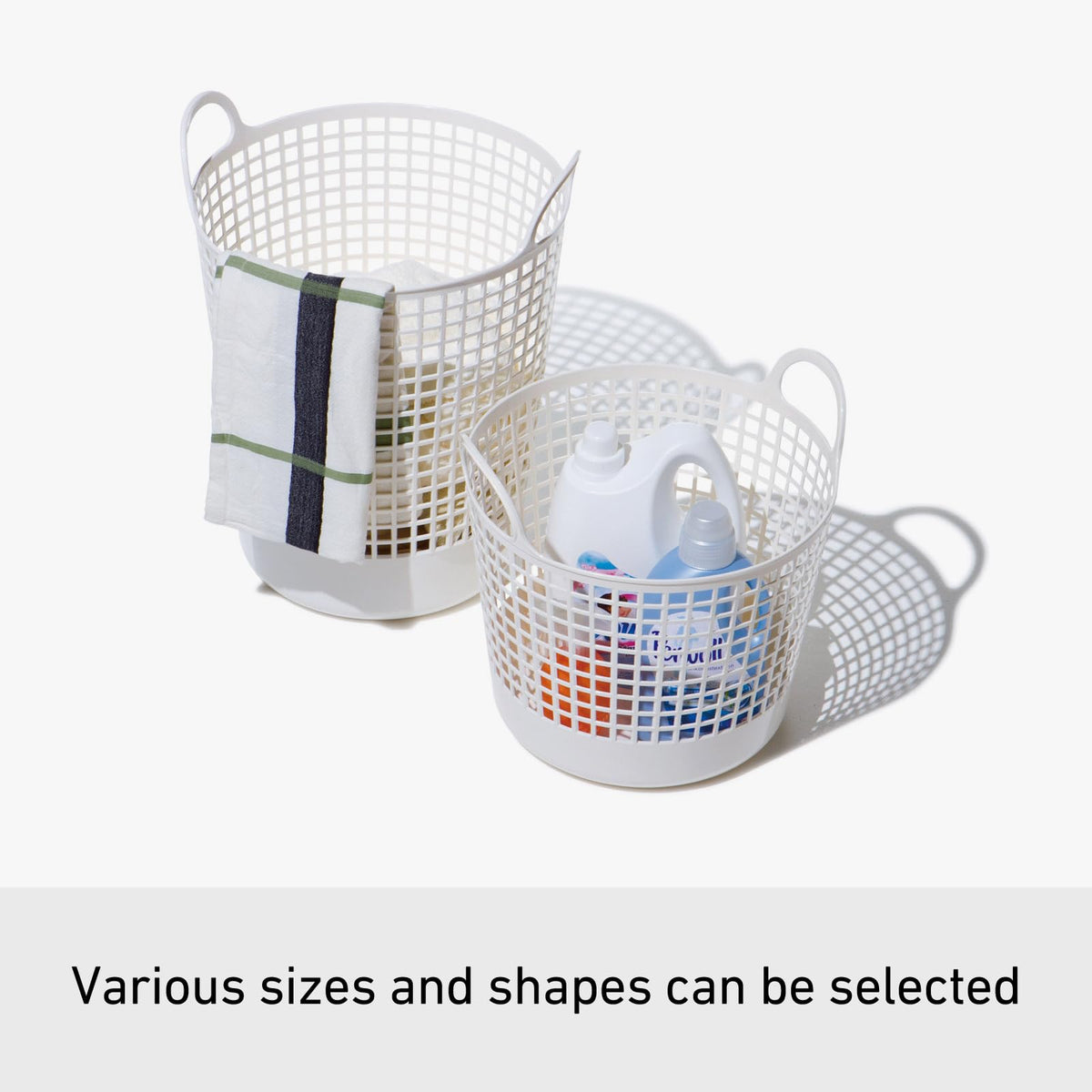 Like-it Storage Basket SCB-1 | Mint Blue, W16.14 x D14.57 x H14.76 in, Round, Portable, Waterproof Plastic