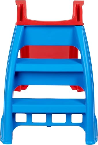 Little Tikes Primer Tobogán - Tobogán para Interiores y Exteriores - Duradero, Estable, Seguro - Color Rojo/Azul