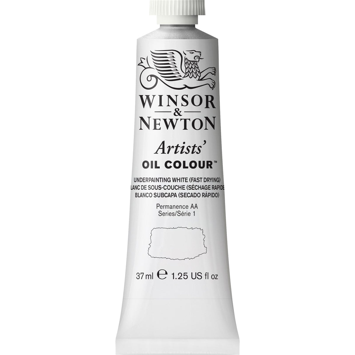 Winsor & Newton Artists' Oil Colour Pintura al Óleo Profesional, 37 ml - Tubo de 37 ml - Blanco