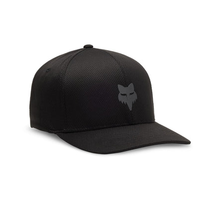 Fox Racing Fox Head Tech Flexfit Sombrero Sombrero para Hombre - Negro - Carbón - CH-M