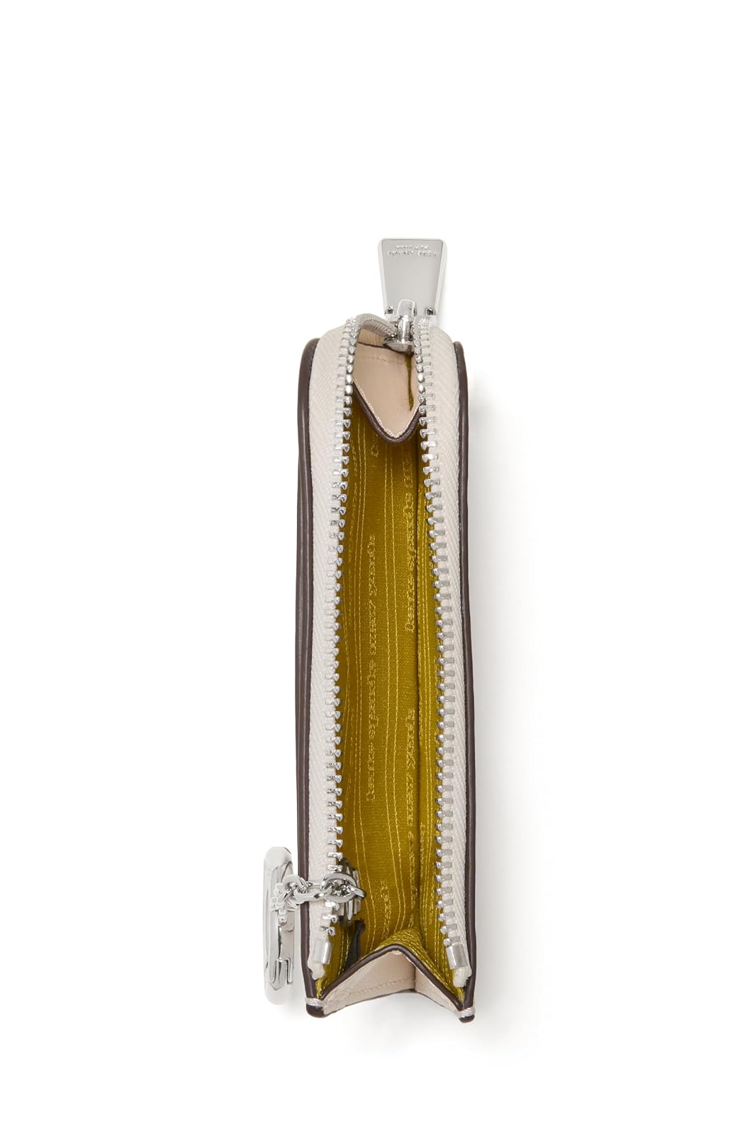 Kate Spade New York - Funda de piel suave con cierre para mujer, color crema multi, talla única