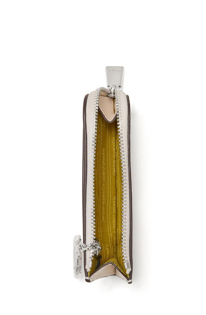 Kate Spade New York - Funda de piel suave con cierre para mujer, color crema multi, talla única