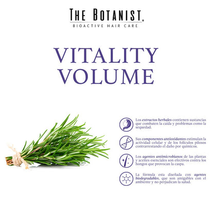 The Botanist Acondicionador Biotin Argani Oil 591 ml + Champú Aceite de Romero 591 ml