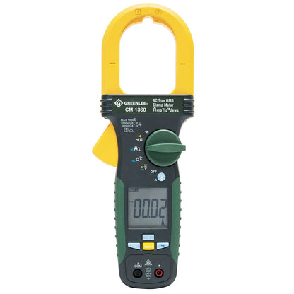 Greenlee - Abrazadera, Amperímetro CA (Cm-1360) (Pop), Instrumentos de Prueba Elec (CM-1360), 1000 AMP