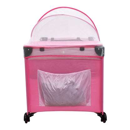 Infanti | Cuna Corral de Viaje Dinsey Modelo Minnie | Colecho de Viaje para Bebe con Mosquitero | Incluye Bolsa de Juguetes para Beb? |desde Recien Nacidos a 15kg | Color Rosa