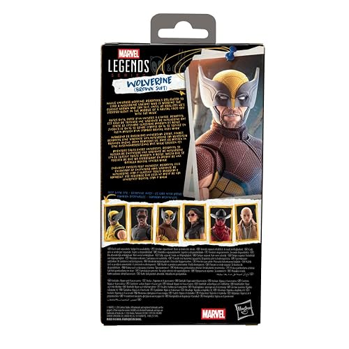 Marvel Legends Wolverine Traje Marrón 15 cm
