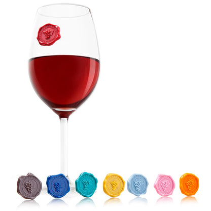 Vacu Vin Classic - Rotuladores para vaso de uva (8 unidades)
