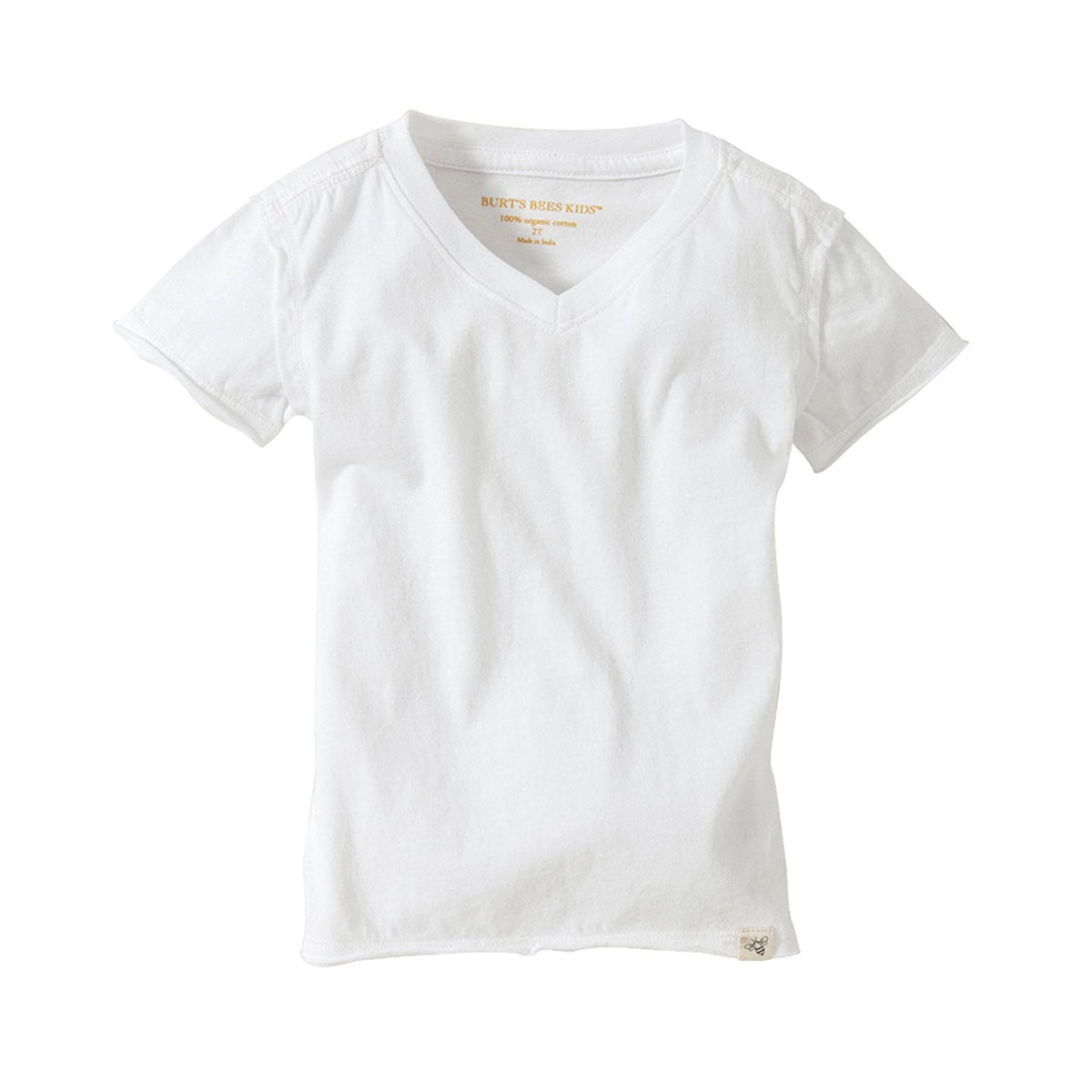 Burt's Bees Baby - Camiseta para bebé, Manga Corta, Cuello en V y Cuello Redondo, 100% algodón orgánico, Lime