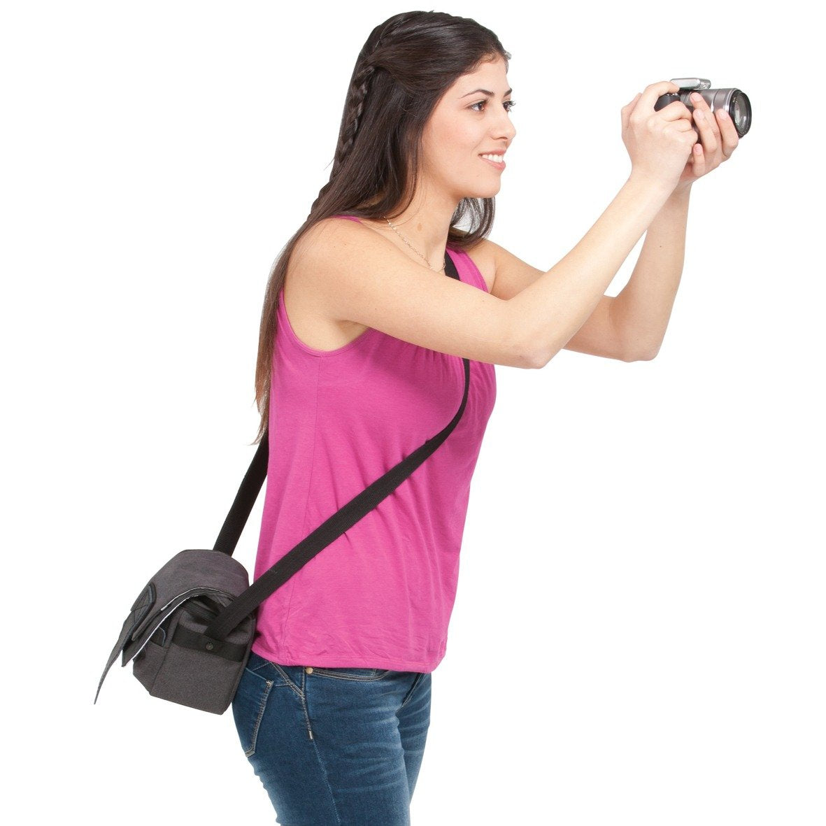 National Geographic NG W2022 Walkabout Small Holster for Mirrorless/Advanced Point and Shoot Cameras (Gray)