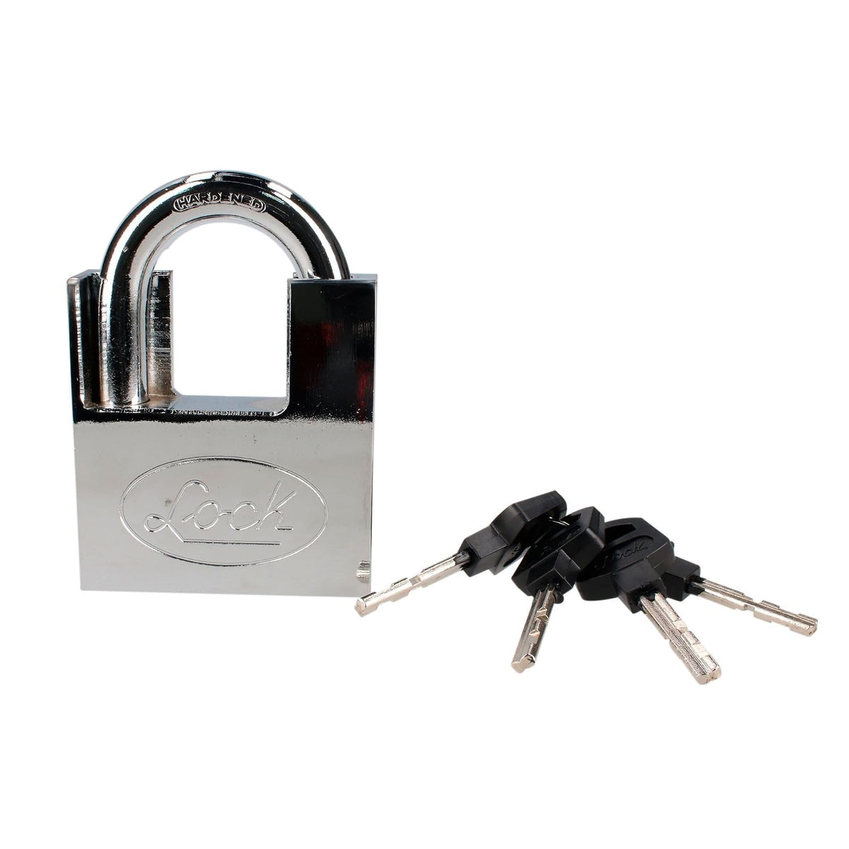 Lock L22A70DCSB Candado de Acero Antipalanca Llave de Discos Cromo Satinado 70 mm