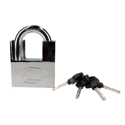 Lock L22A70DCSB Candado de Acero Antipalanca Llave de Discos Cromo Satinado 70 mm