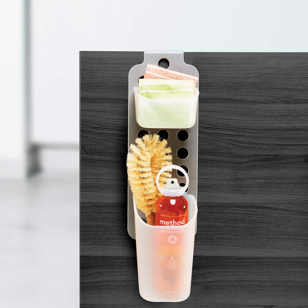 Madesmart 29017 Hang-It - Mini organizador (4,75 x 4,38 x 12,31 cm, 12,07 x 11,11 x 31,27 cm), color gris y rosa