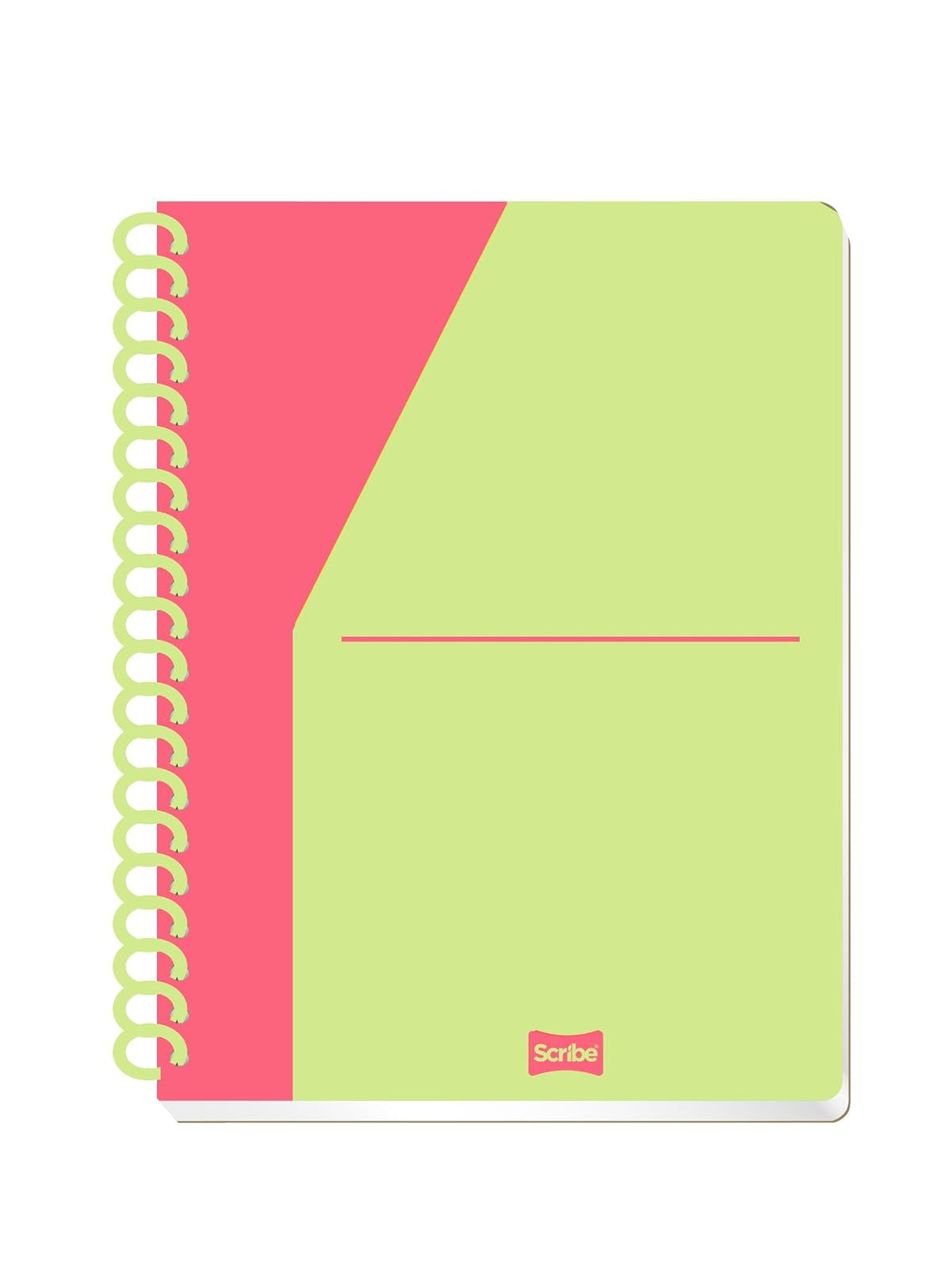 Scribe®, Excellence T, Cuaderno Book, Pasta Dura, Espiral Sencillo, Raya, 100 hojas, Portada Acuarela Arcoiris
