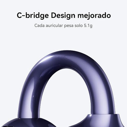 HUAWEI FreeClip 2 S Audífonos Azul | Tecnología adaptativa de ajuste abierto, Llamadas claras, Audio espacial sin límites, IP57, iOS&Android