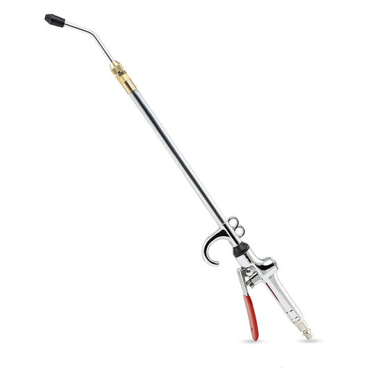 NEIKO 31122A Pistola de Aire de Alto Flujo | Boquilla de Acero Inoxidable Extensible 17-26 Pulgadas | Accesorios Neumáticos para Compresor de Aire