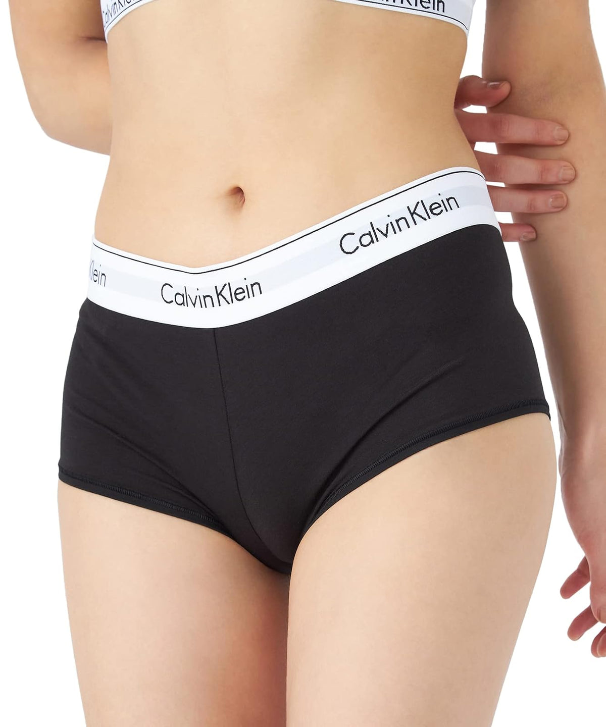 Calvin Klein - Pantalón Corto de algodón Moderno para Mujer