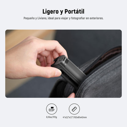 NEEWER Side Handle Grip con Disparador de Botón para Cage Video Rig de Teléfono, 2 Adaptador Montaje con 1/4" Tornillo y Pasador Localización, Empuñadura Lateral Compatible con SmallRig Jaula, PA005E