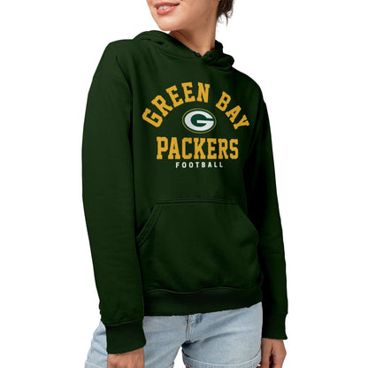 Junk Food Green Bay Packers - Sudadera con Capucha clásica con Logotipo del Equipo Sudadera con Capucha Unisex Adulto