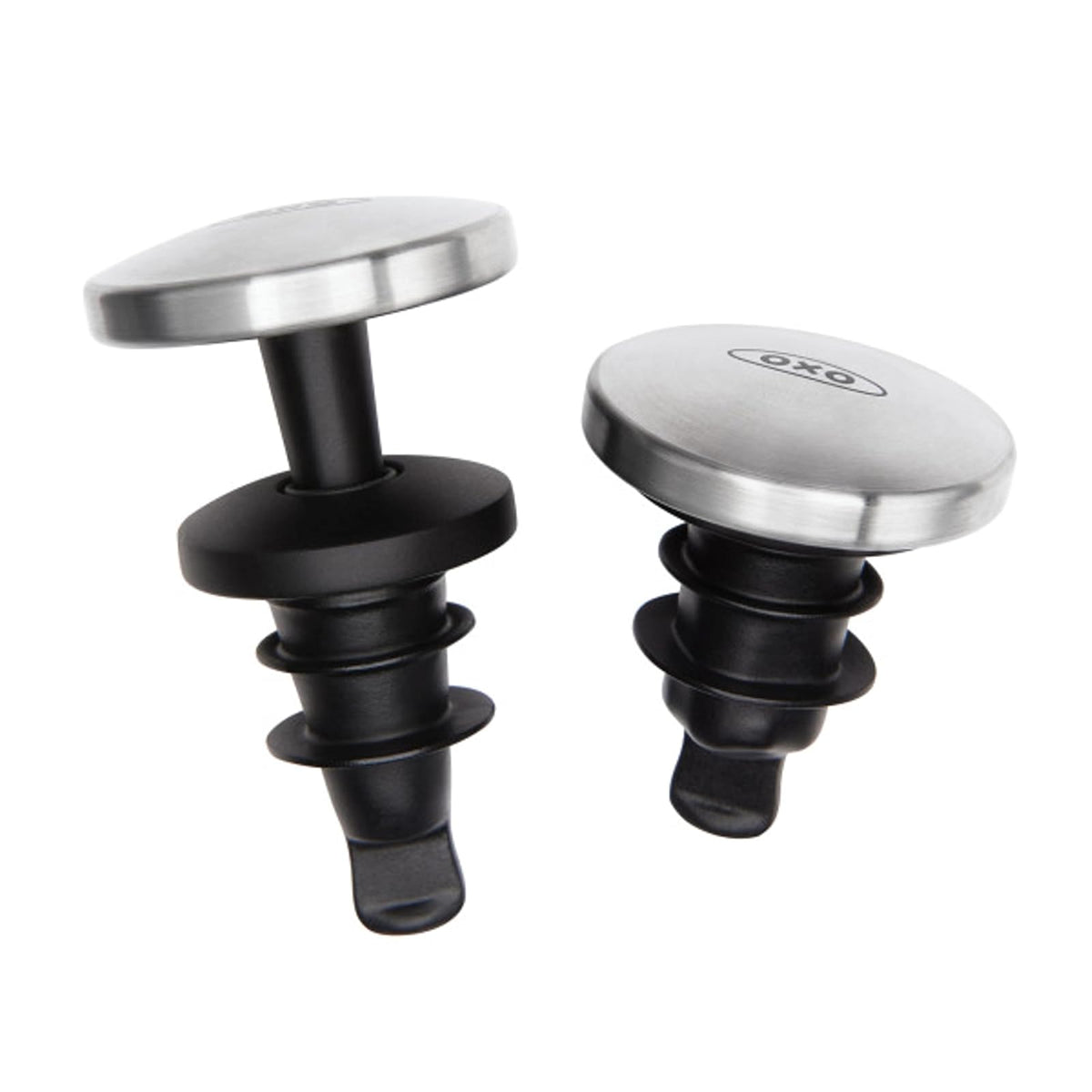 OXO SteeL - Tapón expandible para vino (2 unidades)