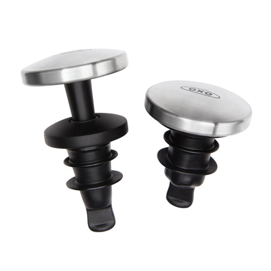 OXO SteeL - Tapón expandible para vino (2 unidades)