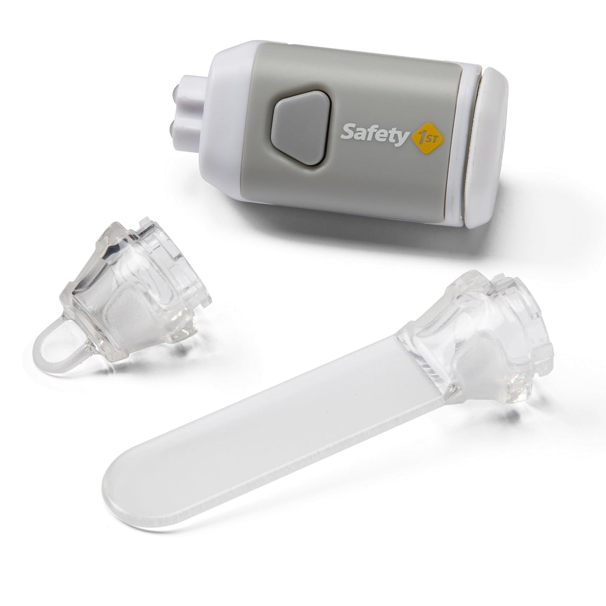 Safety 1st Depresor de lengua iluminado, ilumina la boca y la garganta para comprobar si hay signos de irritación, transparente