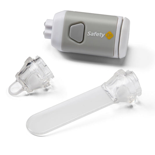Safety 1st Depresor de lengua iluminado, ilumina la boca y la garganta para comprobar si hay signos de irritación, transparente