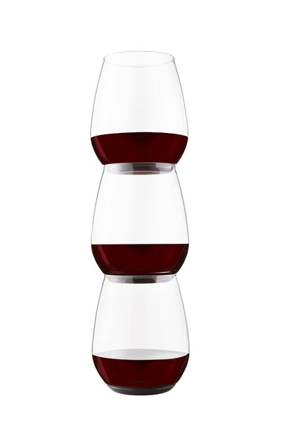 tossware Tumbler - Vasos 18 oz, Transparente, Paquete de 12