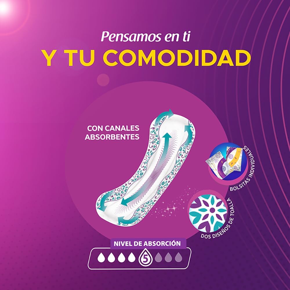Affective Liberty Toallas para Incontinencia Femenina, Talla Mediano, 192 Piezas