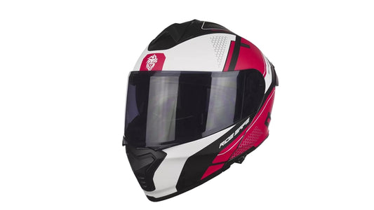 KOV Casco Thunder Revenge Rojo para Moto Integral Certificado Dot
