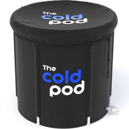 The Cold Pod - tina de hielo para atletas con funda: tina de inmersión fría de 88 galones para recuperación, piscina de baño de hielo portátil de múltiples capas