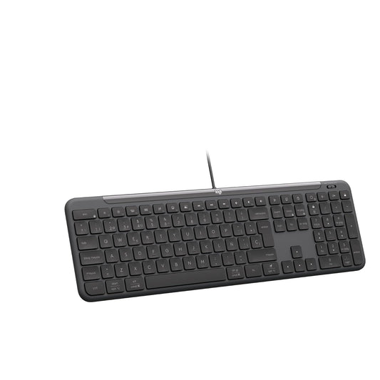 Logitech K620 Signature Slim for Business Teclado Alámbrico, tamaño estándar, USB-C Plug and Play, Windows/Mac/Chrome/PC/Notebooks - Color Grafito