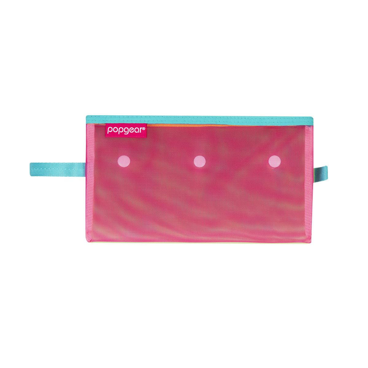 Bolsa Popgear 3 en 1 con Cierre, Colores Rosa, Azul y Verde – Set de Organización Triple