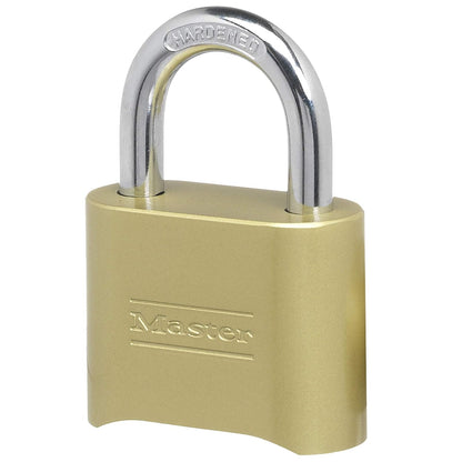 master lock cerradura de combinación reajustable, Número, 1 paquete, Metal