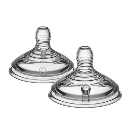 Tommee Tippee Tetinas Natural Start Flujo Espeso 6m+, Paquete de 2 - Fast Flow