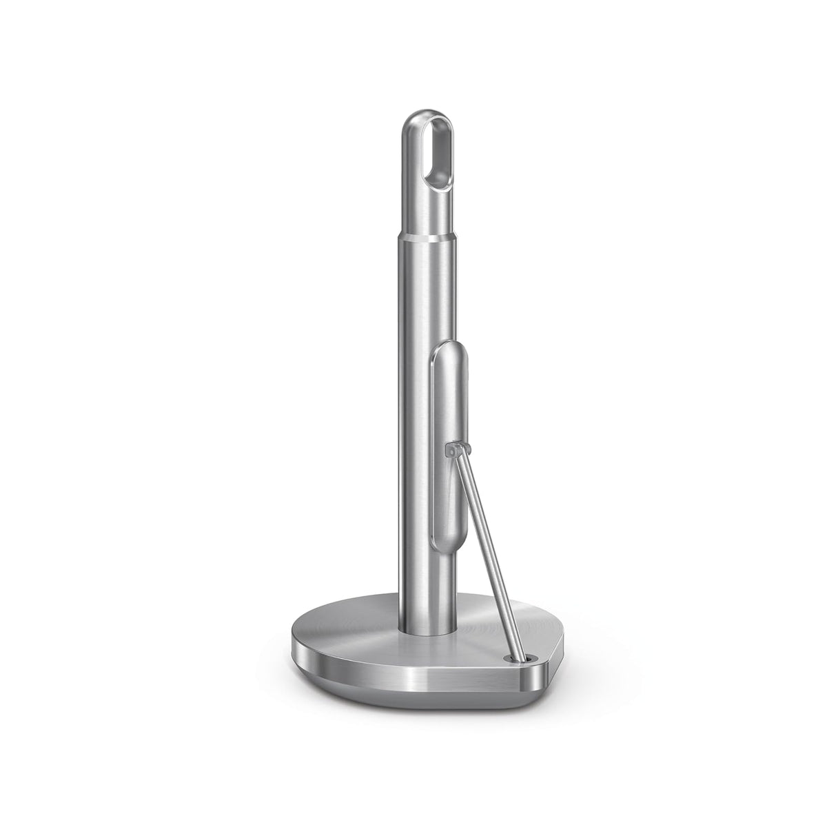 simplehuman Porta Toallas de Cocina con Brazo Tensor - Paper Towel Holder - acero inoxidable cepillado