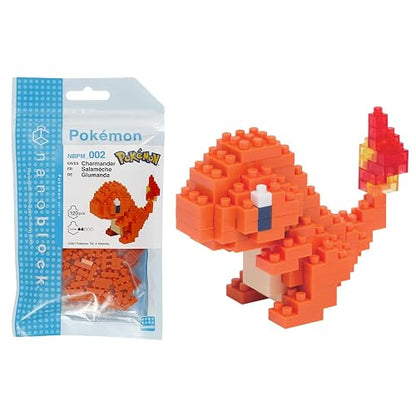 Nanoblock - Pokémon - Charmander, Kit de construcción de la Serie Pokémon