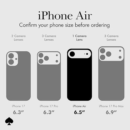 Kate Spade New York - Funda para iPhone Air, diseño de Flores Azules