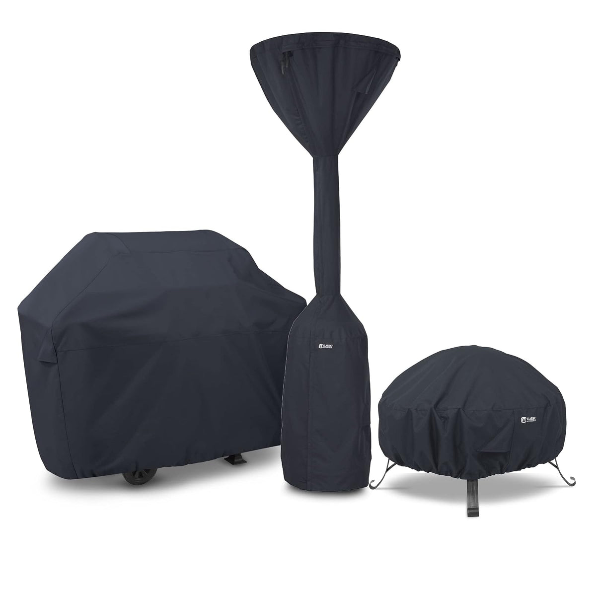 Classic Accessories - Cubierta para Parrilla de Barbacoa Resistente al Agua de 80 Pulgadas, Cubierta para Parrilla, Cubierta para Parrilla al Aire última intervensión, Cubierta para Barbacoa