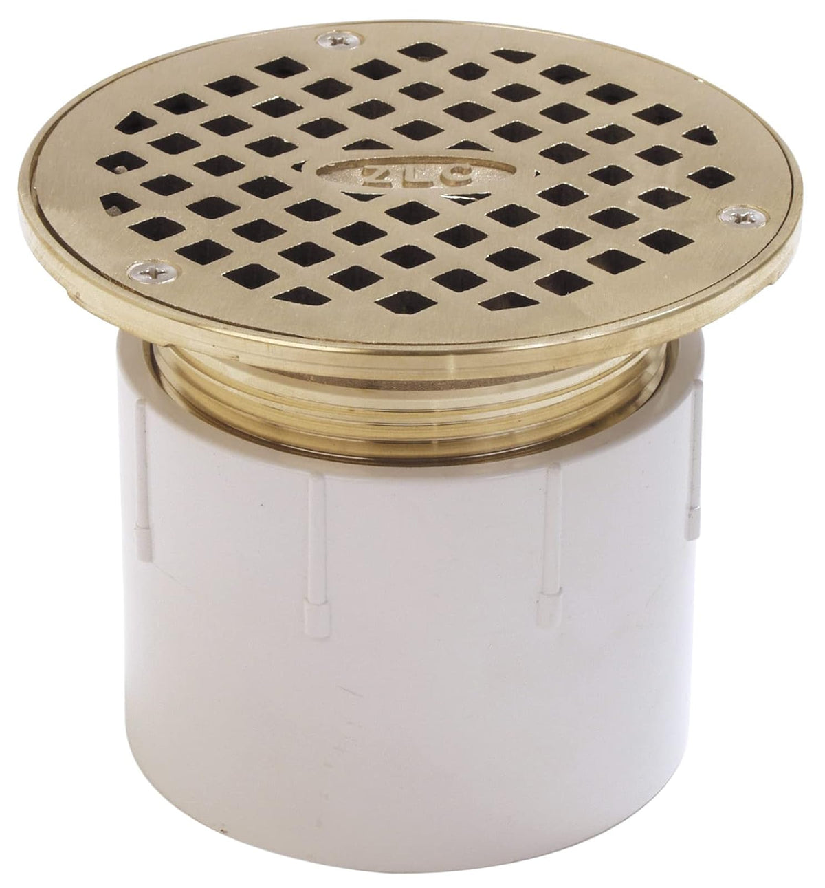 Zurn FD2210-PV3 Drenaje de piso ajustable, cuerpo de PCV, conexión de soldadura solvente de 3 pulgadas
