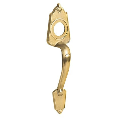 Lock LJ77LB Jaladera para cerradura de sobreponer, latón brillante, en caja