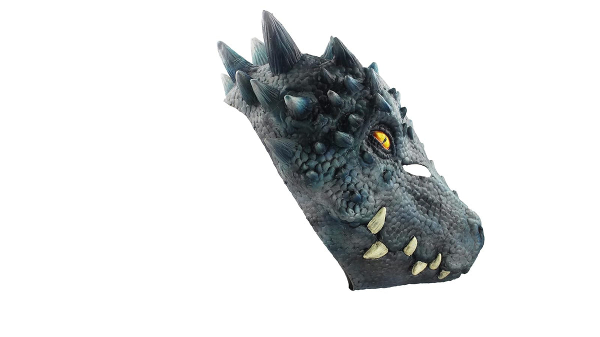 Máscara de látex de Winter Dragon, Máscaras de Dragones Animales Mitológicos por Ghoulish Productions Ideales para Halloween
