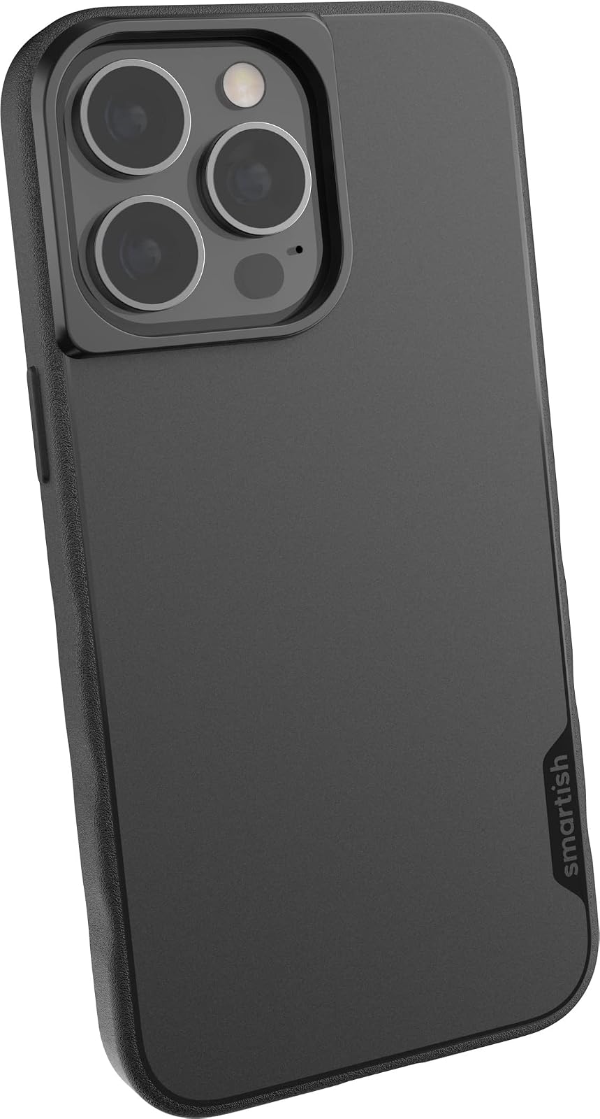 Smartish iPhone 13 Pro Funda Delgada - Gripmunk Compatible con MagSafe [Ligera + Protectora] Proteccion Delgada - Negro