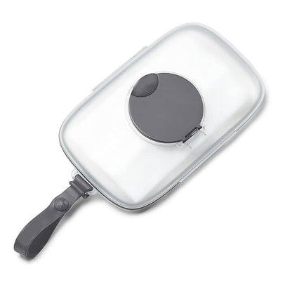 Skip Hop Dispensador de Toallitas Húmedas On-The-Go, con Correa - Wipes Case Grey