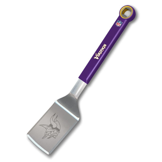 YouTheFan NFL - Espátula para Barbacoa de Acero Inoxidable con abrebotellas