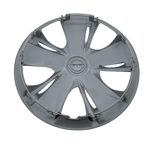 Nissan Tapa de Rin 14” March Sense 2016-2023 1 Pieza de Plástico Acabado Brillante, Color Plata
