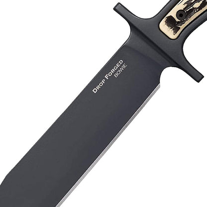 Cold Steel Bowie de 9 1/2 pulgadas, Acero Aleado, Ambidiestro, Punta de Hoja (Clip Point), Resistente al Óxido