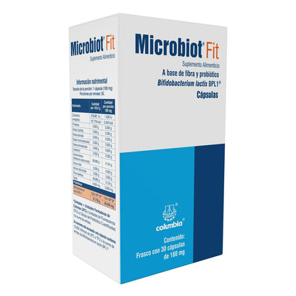 Microbiot Fit 30 Caps, Bifidobacterium Lactis Bpl-1 | Bifidobacterium Lactis Bpl-1